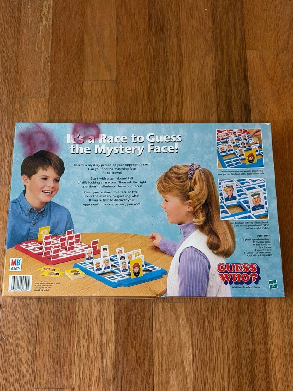 VINTAGE 1996 Guess Who Complete Board Game Milton Bradley